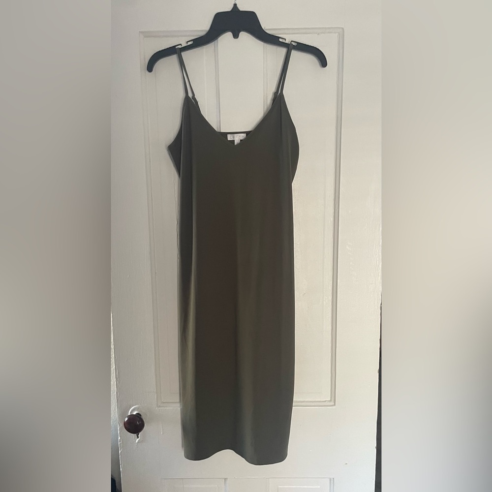 Leith Dark Green Midi Dress